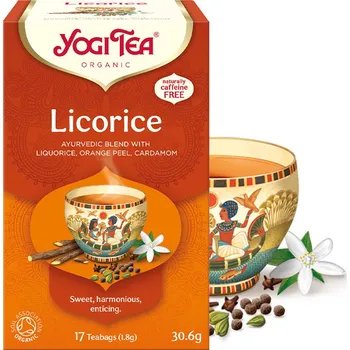 Čaj Yogi Tea | Licorice - Počet čajových sáčků: 17
