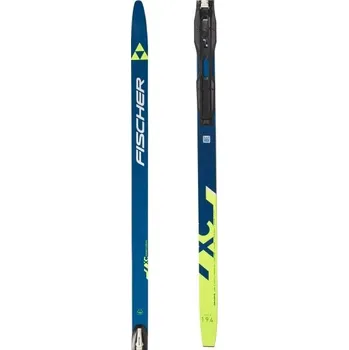 Lyžování Běžecké lyže s podporou stoupání Fischer SUMMIT CROWN + TOUR STEP 179 Modrá, Žlutá, Bílá