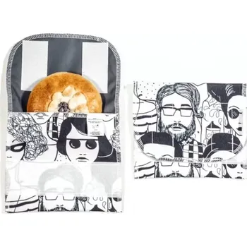 Sáček na potraviny Green Smile Kapsa Houska Černobílé tváře