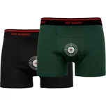 HUBERTUS - Boxerky lovecké pánské Zelená|Černá L