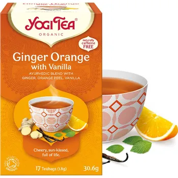 Čaj Yogi Tea | Ginger Orange - Počet čajových sáčků: 17