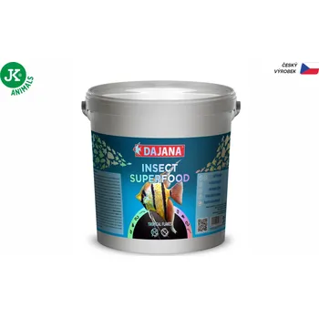 Krmivo pro rybičky Dajana ISF Tropical Flakes, vločky – krmivo, 4 kg – velké balení pro pěstírny (insect superfood)
