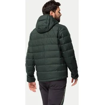 Dámská větrovka Jack Wolfskin Vatovaná bunda Ather Down 1207671 Zelená Regular Fit XL