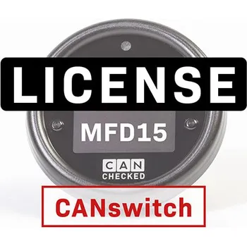 Switch CANchecked license License Can switch for MFD15