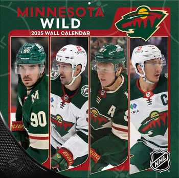 Kalendář JF Turner Kalendář Minnesota Wild NHL 2025 Wall Calendar