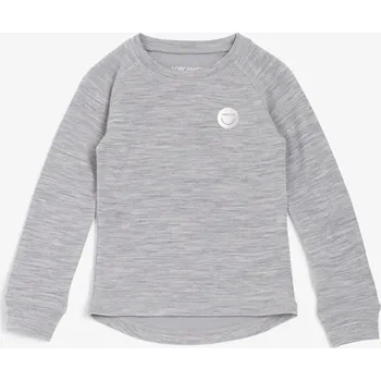 Set dětského termoprádla Viking Merino tričko dětské Šedý melír 50-24530-389 110