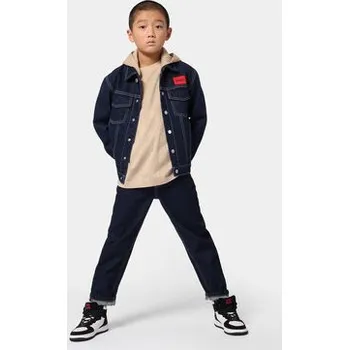 Pánská bunda Hugo Jeansová bunda G00158 D Tmavomodrá Regular Fit 14Y
