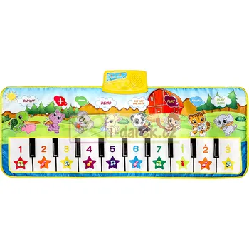 Hrací deka Elektronická hrací podložka s nahráváním – Piano 100 x 36 cm