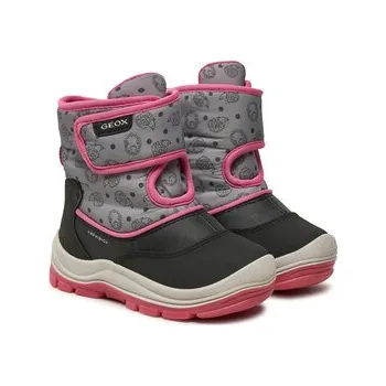 Dívčí obuv Geox Sněhule B Flanfil Girl B Abx B263WG 0BCMN C9235 S Černá 27