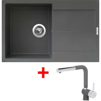 Granitový dřez Akční Sinks ULTIMA 790 Titanium + MIX 3 P GR