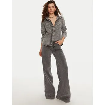 Pánská košile One Teaspoon džínová košile 26691 Šedá Regular Fit L