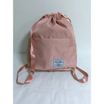 Městský batoh Le long jian Sportovní skládací batoh s horním stahováním 8558-5, různé barvy Barva: Světle modrá