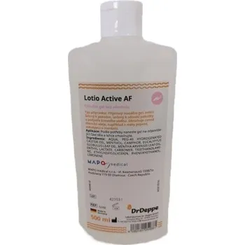 Masážní přípravek Dr.Deppe LOTIO ACTIVE AF Chladivý gel bez alkoholu 500ml