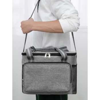 ENERO Termotaška se silnou izolací 31x19x23 cm, 15 l, šedá