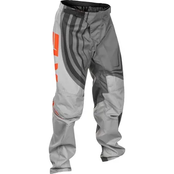 FLY RACING kalhoty F-16 2025 dětské šedá/oranžová - 20