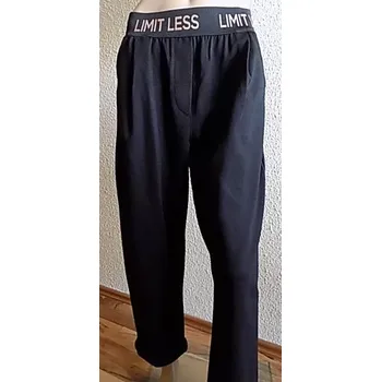 Dámské džíny Dámské kalhoty zvýšený pas černé