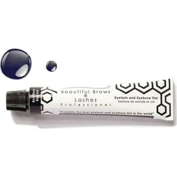 Barva na řasy a obočí Beautiful Brows Barva na řasy a obočí Modro černá 20ml