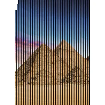 akustický panel Designový akustický panel DIGI02R 19x1693x2400 mm