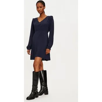 Dámské šaty ONLY Každodenní šaty Nova 15331918 Tmavomodrá Regular Fit XS