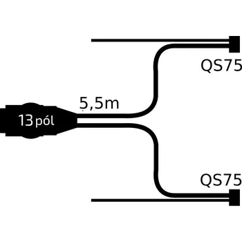 Příslušenství pro přívěs Kabeláž k přívěsu Debon PW 3.6