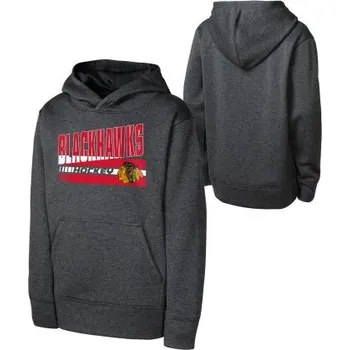 Chlapecká mikina Outerstuff Dětská mikina Chicago Blackhawks NHL Best Draft Pick Ultra Flc Hd Velikost: Dětské S (6 - 8 let)