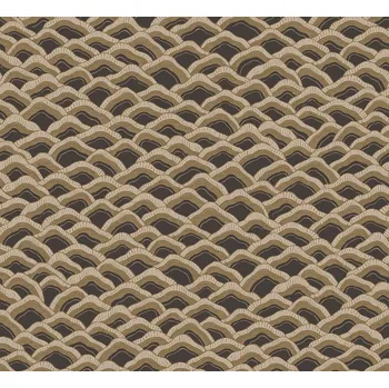 Tapeta Masureel Vliesová tapeta na zeď, černo-hnědá, krajina, RHA302, Rhapsody, Masureel, velikost 10,05 x 0,7 m