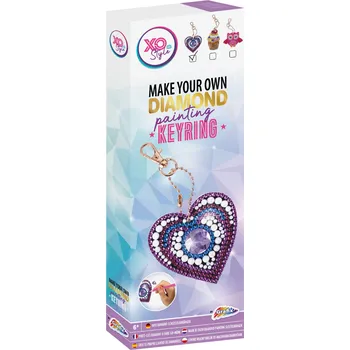 Diamantové malování GRAFIX Diamantové malování Přívěsek Srdce