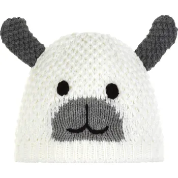 Pokrývka hlavy dětská zimní čepice EISBÄR Grizzly MÜ kids, white-graumele - 53
