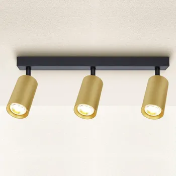 Bodové svítidlo Brilagi - Bodové svítidlo SELE GOLDEN 3xGU10/30W/230V černá/zlatá