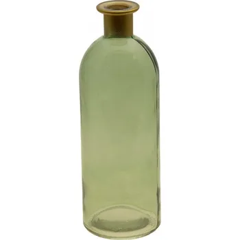 Váza Chaks Sklenená váza Rosy - Olivová 7 x 20,5 cm
