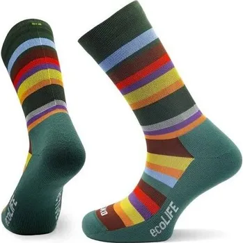 Pánské ponožky Unisex ponožky TEKO ECOLIFE SATURN 2.0 XL Zelená, Mix