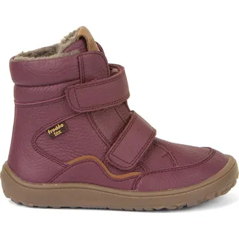 Chlapecká zimní obuv Froddo Froddo barefoot s membránou G3160232-6 BORDEAUX G3160232-6 Velikost 33