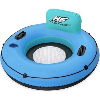 Nafukovací křeslo na vodu Whitecup, průměr 106cm, modrý