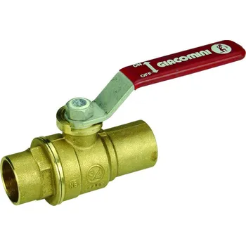 Ventil Kohout kulový Giacomini červený motýl, D.15