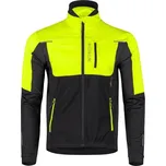 Pánská softshellová bunda Etape STRONG 2.0 XL Černá, Reflexní neon