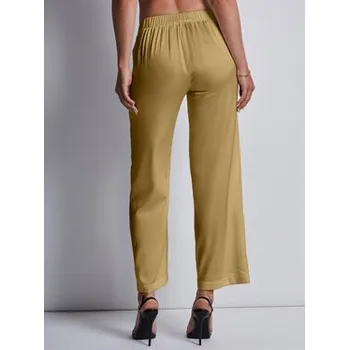 Dámské kalhoty Aubade Kalhoty z materiálu 2S60 Žlutá 40
