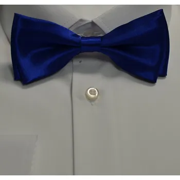 Pánský motýlek M1 - vzor 19 - KRÁLOVSKÁ MODRÁ - LESKLÝ