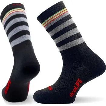 Pánské ponožky Outdoorové ponožky TEKO ECOLIFE PRISM 3.0 XL Černá, Šedá, Mix