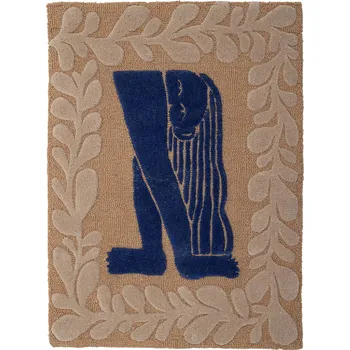 Bytová dekorace BLOOMINGVILLE Dekorace na zeď Atle hnědá vlněná