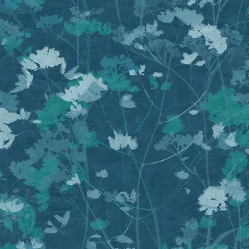 Tapeta Graham & Brown Premium Vliesová tapeta na zeď, modro-zelená, rostliny, trávy, 124106, Utopia, Graham Brown Premium, velikost 10 x 0,52 m