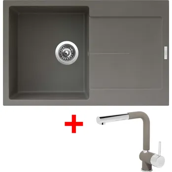 Granitový dřez Akční Sinks ULTIMA 790 Truffle + MIX 3 P GR