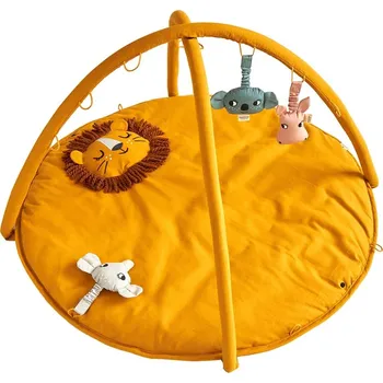 Hrací deka Hrací aktivity deka pro miminko s hrazdičkou lev Roommate