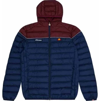 Pánské oblečení Pánská prošívaná bunda ELLESSE LOMBARDY L Tmavě modrá, Vínová