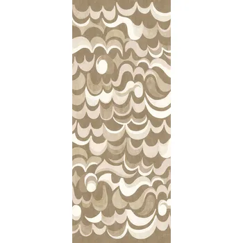 Tapeta Masureel Vliesová obrazová tapeta na zeď, hnědo-béžová, vlnky, DGRHA1012-260, Rhapsody, Masureel, velikost 1,06 x 2,6 m