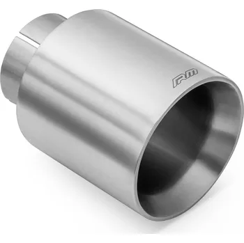 Výfuková trubka RM Motors koncovka z nerezové oceli KPCS/DS 76 mm, přívod 63,5 mm