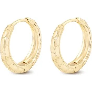 Náušnice Biju Pozlacené náušnice 14K kroužek, ozdobený 1002210