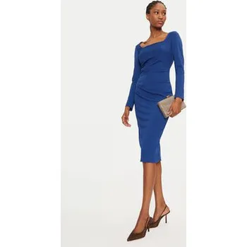 Dámské oblečení Rinascimento Koktejlové šaty 1000769355846 Modrá Regular Fit L
