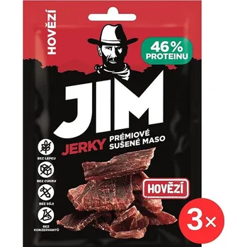Sušená potravina Jim Jerky hovězí 3 x 23 g