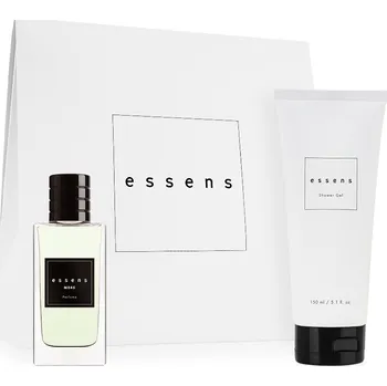 Sprchový gel ESSENS m045 objem: Dárkový set (Parfém 50ml, Sprchový gel 150ml, dárková krabička)