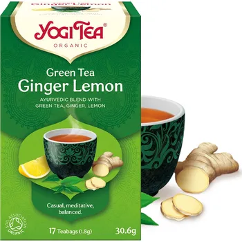 Čaj Yogi Tea | ginger lemon - Počet čajových sáčků: 17